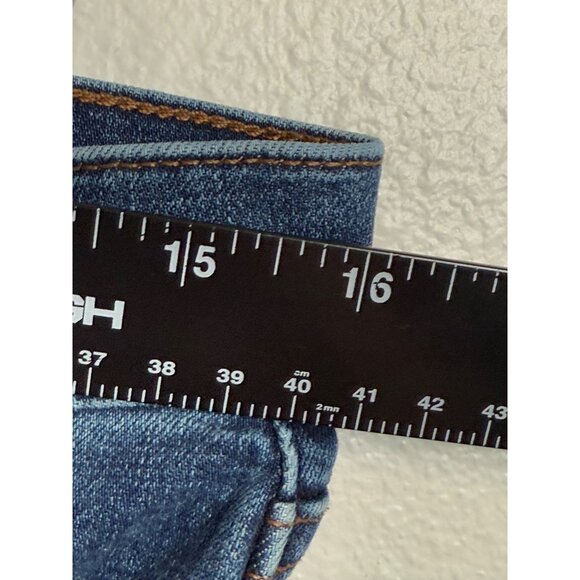 Abercrombie & Fitch 90s Straight Leg Ultra High Rise Jeans Sz 10 R 30 Blue Denim - Picture 9 of 12